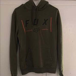 Fox Men's Green Hoodie